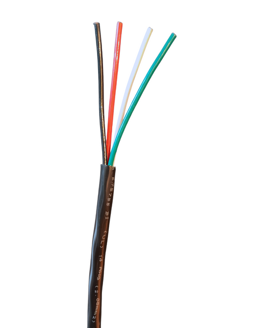 14/4 mini split control wire close up copper conductors HVAC wire