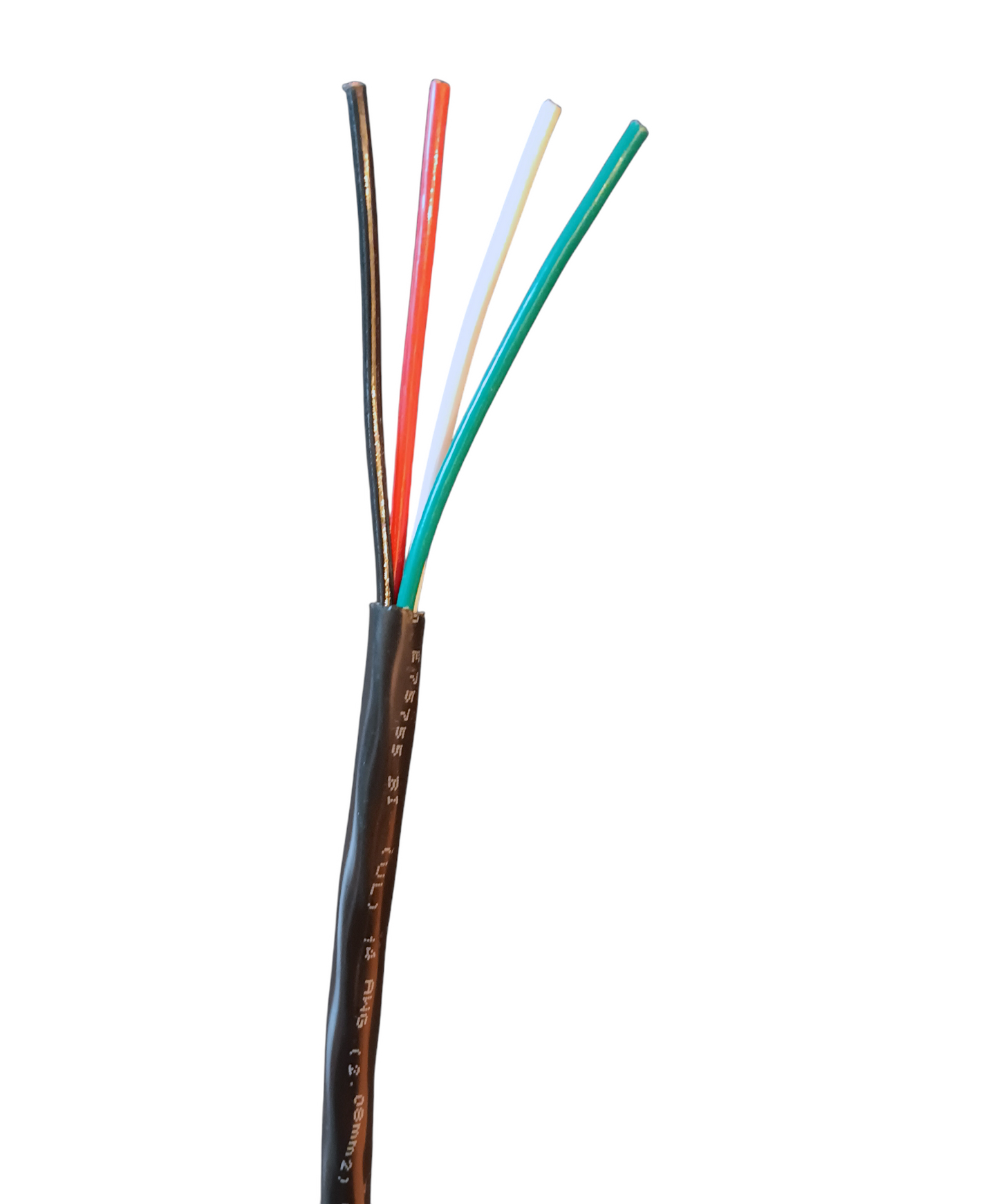 14/4 mini split control wire close up copper conductors HVAC wire