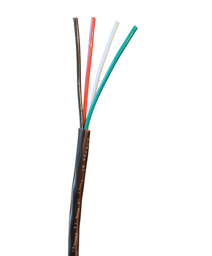 14/4 mini split control wire close up copper conductors HVAC wire