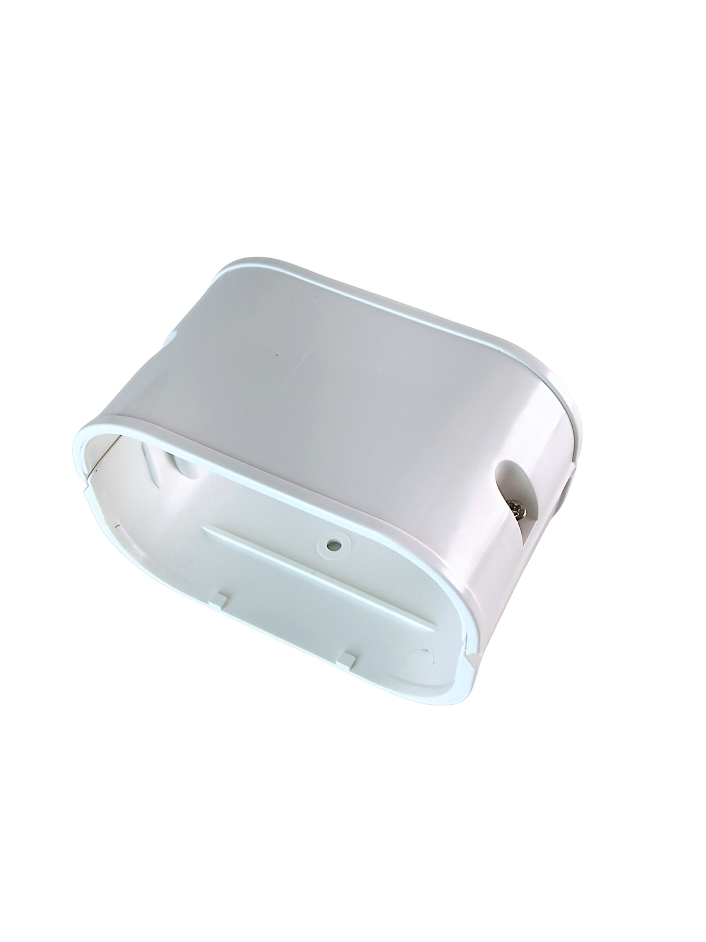 3.75 inch coupler line hide 100 series white PVC HVAC line set cover