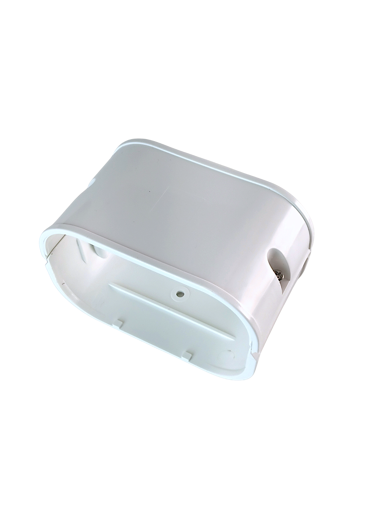 3.75 inch coupler line hide 100 series white PVC HVAC line set cover