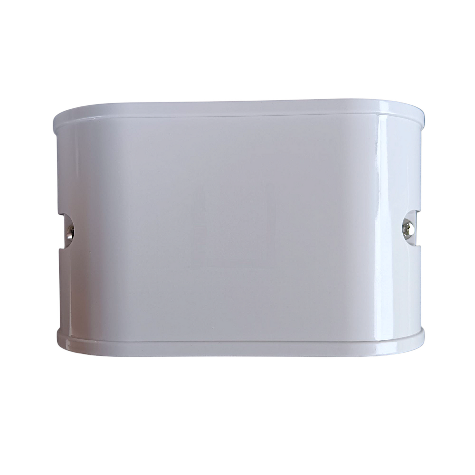 3.75 inch coupler line hide angled view 100 series PVC line set cover