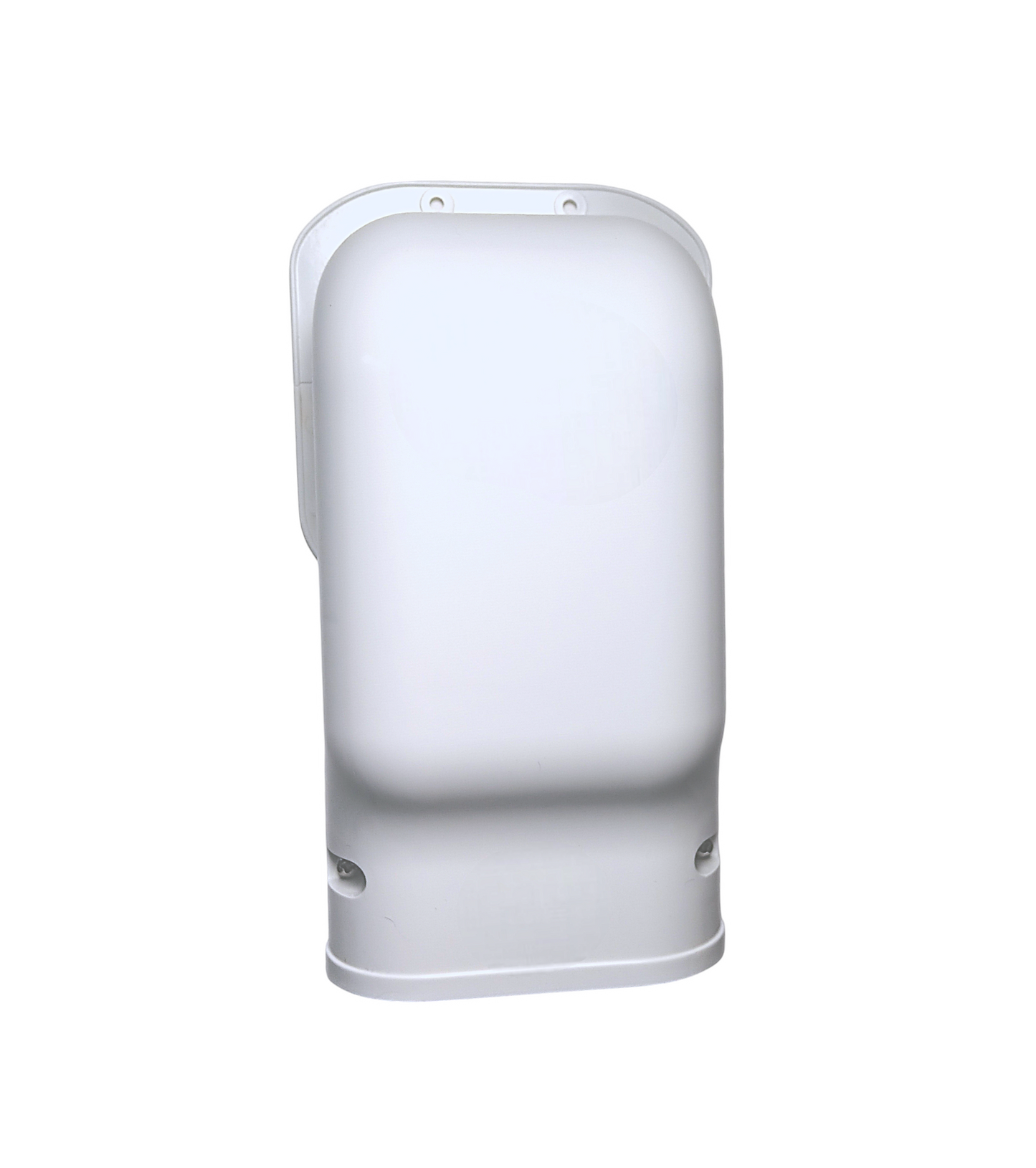3.75 inch wall inlet line hide detail PVC HVAC line set cover connection