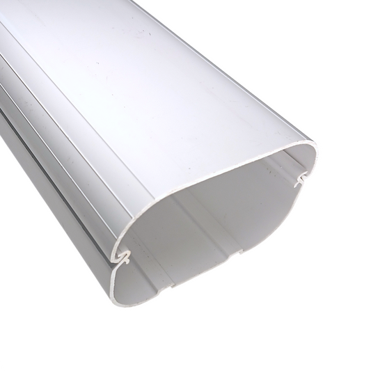 Pro-Duct PVC line set covering for mini split HVAC systems
