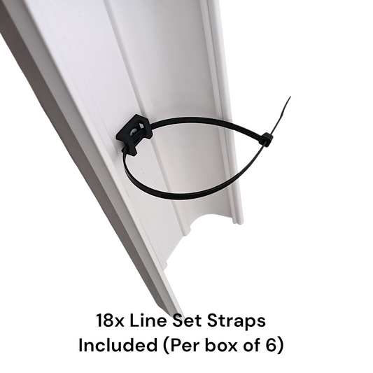 Pro-Duct PVC line set covering for mini split HVAC systems
